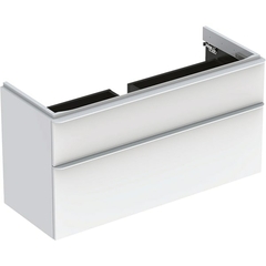 Geberit Smyle Square 500.355.00.1 Тумба под раковину 118.4x61.7x47см, Белый / Высокоглянцевое покрытие фото