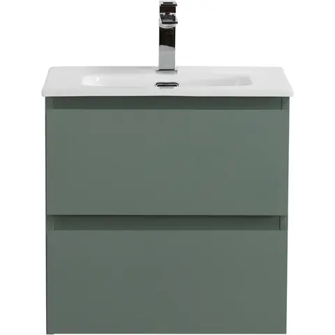 BelBagno KRAFT 39-500/390-2C-SO-VO База под раковину подвесная с фрезерованными ручками по всей длине фасада с 2 выкатн. ящ., Еловый Мат.,500x395x500