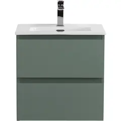 BelBagno KRAFT 39-500/390-2C-SO-VO База под раковину подвесная с фрезерованными ручками по всей длине фасада с 2 выкатн. ящ., Еловый Мат.,500x395x500 фото
