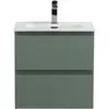 BelBagno KRAFT 39-500/390-2C-SO-VO База под раковину подвесная с фрезерованными ручками по всей длине фасада с 2 выкатн. ящ., Еловый Мат.,500x395x500