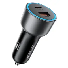 Автозарядка ACEFAST B21 75W 1xUSB-C &1xUSB-A Fast Car Charger, металлик