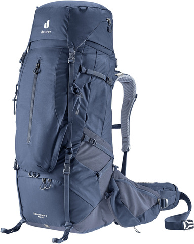 Картинка рюкзак туристический Deuter Aircontact X 60+15 Ink - 1