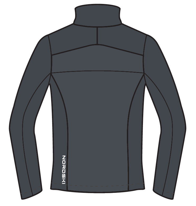 Nordski Motion разминочный лыжный костюм мужской Graphite - 6