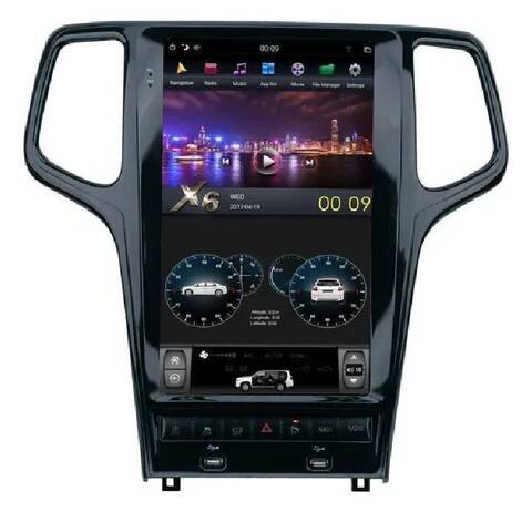 Магнитола Jeep Grand Cherokee (2008-2013) Android 9.0 4/64GB QLED DSP модель ZF-1827B-DSP