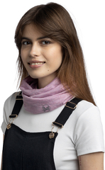 Шерстяной шарф-труба Buff Merino Lightweight Solid Pansy - 2