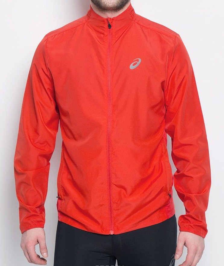 ASICS RUNNING JACKET мужская ветровка оранжевая