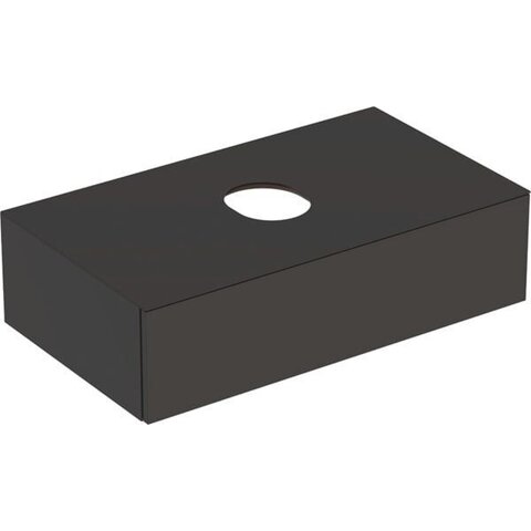 Geberit VariForm 501.166.00.1 Тумба под раковину, 90x23.5x51см, темно-серый / лакированный матовый, темно-серый / матовый