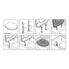 Duravit Starck 2 63390000 Сиденье для унитаза, (для 253309, 212909) петли сталь, микролифт, цвет: белый