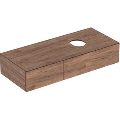 Geberit VariForm 501.174.00.1 Тумба под раковину, 120x23.5x51см, Пекан / Меламин, древесная структура фото