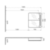 VitrA Nest 56175 Шкафчик зеркальный