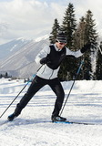 Премиальный костюм для лыж и зимнего бега Nordski Hybrid Pearl Blue-Black