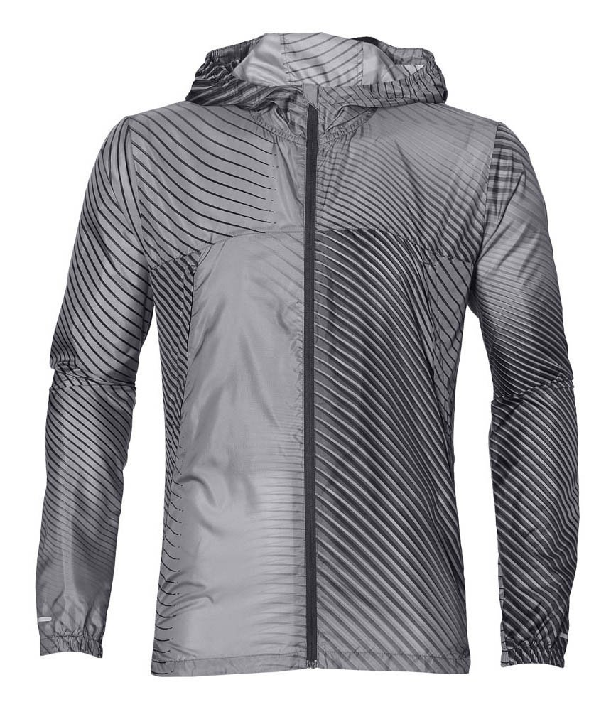 Куртка для бега мужская Asics Packable серая