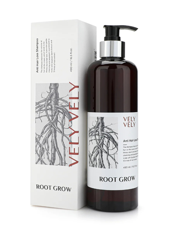 Vely Vely Root Grow Anti Hair Loss Shampoo, Шампунь против выпадения волос, 490 мл