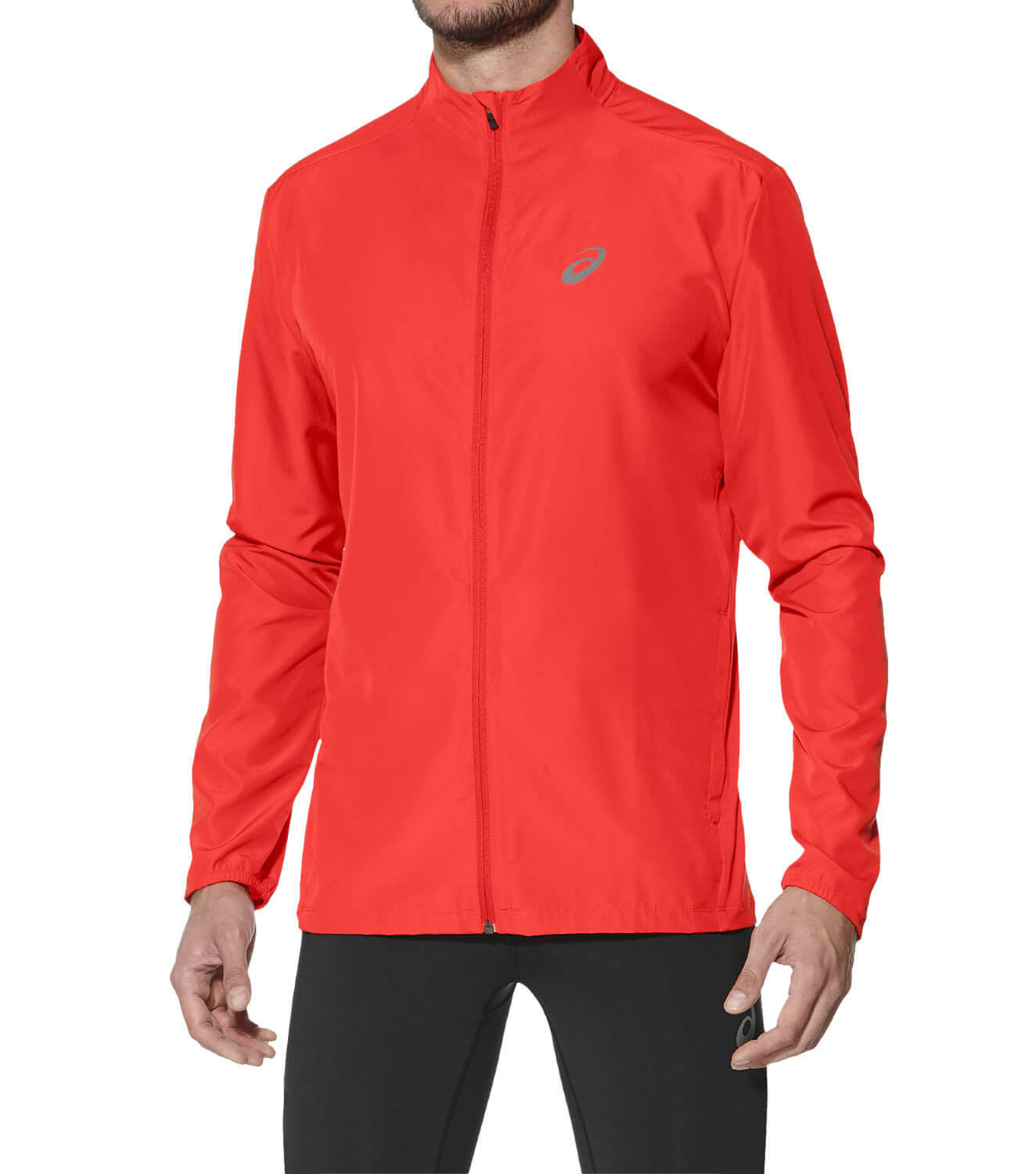 ASICS RUNNING WOVEN мужской костюм для бега ярко-оранж - 2
