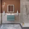 BelBagno KRAFT 39-700/390-2C-SO-AO База под раковину подвесная с фрезерованными ручками по всей длине фасада с 2 выкатн. ящ., Голубой Мат.,700x395x500