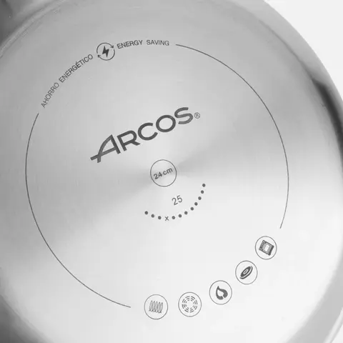 Сковорода d 24 см, для индукционных плит ARCOS Samoa Inox арт. 726300