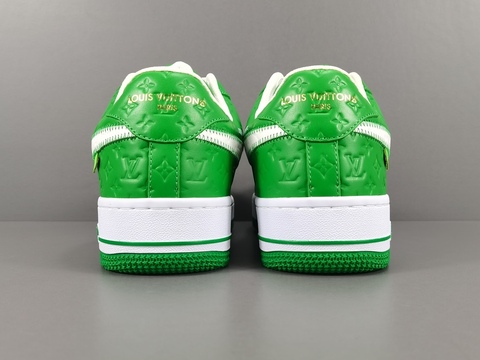 Louis Vuitton x Nike Air Force 1 'Green/White' 