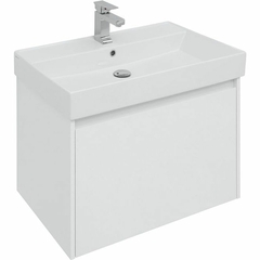 Aquanet Nova Lite 245243 Тумба с раковиной, цвет: белый глянец фото
