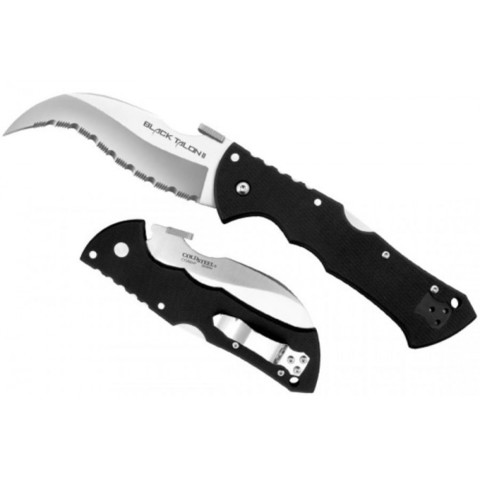 Складной нож Cold Steel 22BTS Black Talon II Serrated Edge