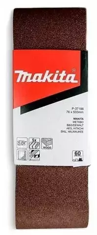 Шлифлента 76х533 мм К120 5шт Makita P-37219