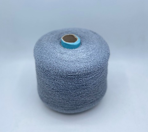 Ecafil (пр.Италия),art-Maui 1500м/100гр, 64% Органический хлопок, 36% полиамид ,цвет-Серо-голубой ,арт.30717