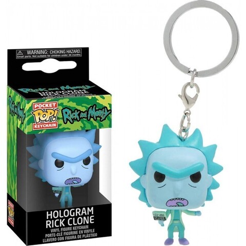 Брелок Funko POP! Rick and Morty: Hologram Rick Clone