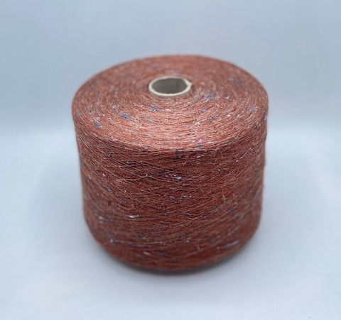 Fil-3 (пр.Италия),art-Emerald 2000м/100гр, 50% Вискоза 16% Лен 30% Полиакрил 4% Шелк , цвет- Cостаренная медь,твид , арт.27843