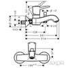 Hansgrohe Metropol 31340000 Смеситель для ванны однорычажный