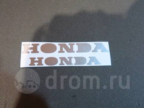 Наклейки  Honda серые
