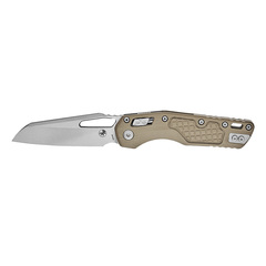 Фото Складной нож Microtech MSI 210-10FRGTTA, сталь M390MK, рукоять G10, бежевый