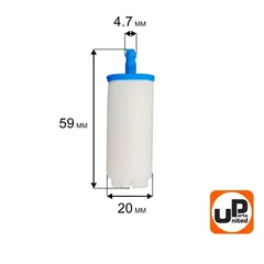 Фильтр топливный UNITED PARTS для резчиков бензиновых HUSQVARNA 5062641-01 (90-0671)