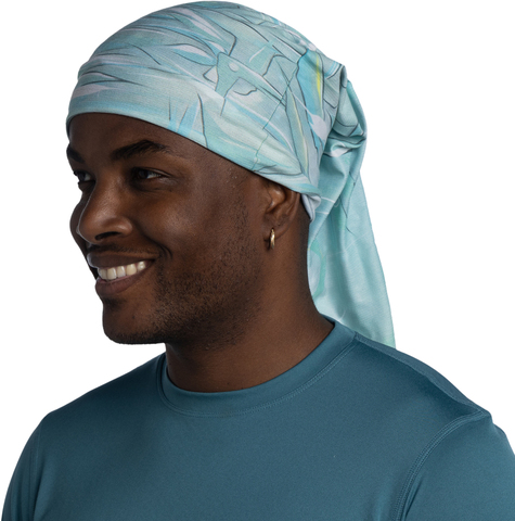 Картинка бандана-труба Buff CoolNet Usture Seagrove Green - 4