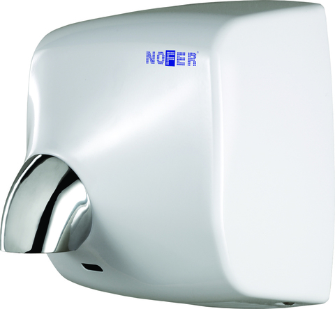 Nofer WindFlow 01151.W Сушилка для рук автоматическая 2450 W, цвет: белый