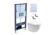 Aquatek SET Aquatek ЕВРОПА-INSP02 4в1 SET Aquatek ЕВРОПА-INSP02 4в1 (рама INSP-0000002+крепёжKKI-0000002+панел смыва PNN-0000001+унитаз ЕВРОПА AQ1900T-00 с тонким сиденьем soft-close)