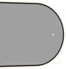 Aquanet 367645 Зеркало Контур овал 600х1200 LED ТХ цв. черный (367645)