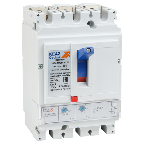 Выключатель автоматический OptiMat D250F-TM250-УХЛ3