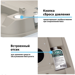 Биотуалет Lupmex 79122 18л с индикатором