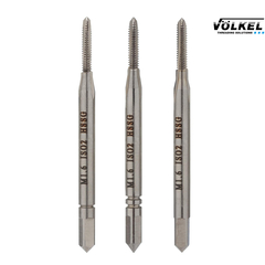 Метчик М 1,6х0,35 (Комплект 3шт) DIN352 HSS-G 6h 32мм a=2,1 Volkel 27310