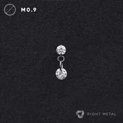 Pendant Round Double Crystal