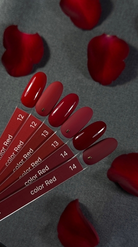 iPerfect, Гель-лак Red color (Красный цвет) 14