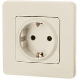 Розетка с заземлением - Legrand Inspiria - без шторок 16А 250В винтовые зажимы - слоновая кость — фото 18