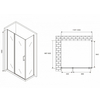 Abber Sonnenstrand AG04120MS-S90M Душевой уголок, 120x90x195, цвет: хром