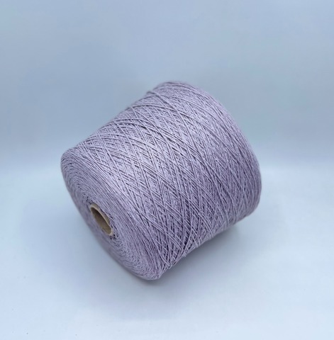 Бобинная пряжа (пр.Италия), art-Loose , 380м/100гр, 70%Хлопок 20%Полиамид 10%Кашемир , цвет-Серебристая лаванда,арт.33405