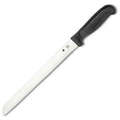 Фото Кухонный нож для хлеба Spyderco Bread Knife - K01SBK, сталь MBS-26, рукоять полипропилен
