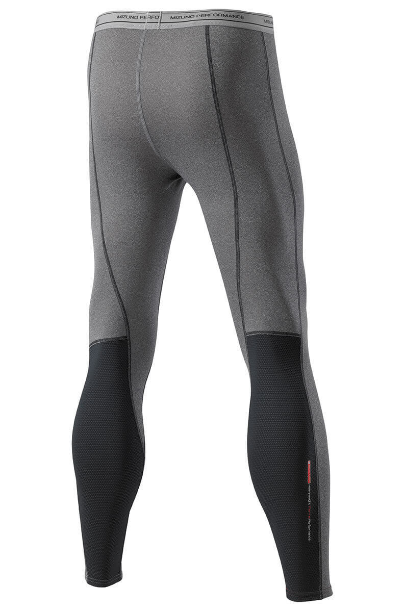 Термобелье кальсоны мужские Mizuno Merino Wool Long серые - 2
