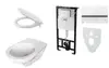 Alcaplast Сет 6 v 1 с WC ALCA RIMFLOW+ M1720-1 Комплект 6 v 1 с WC ALCA RIMFLOW и панелью смыва M1720-1