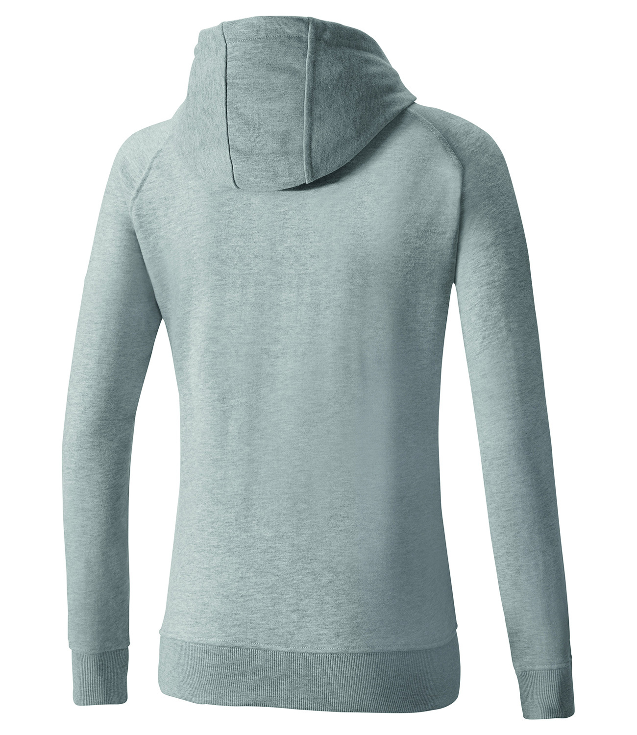 Толстовка на молнии женская Mizuno Heritage Zip Hoody серая - 2
