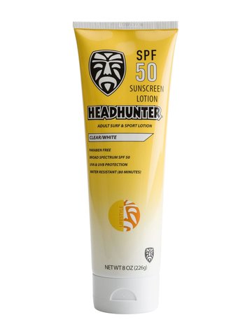 Лосьон для тела солнцезащитный влагостойкий бесцветный Headhunter Sunscreen SPF 50 Clear Body Lotion 237 ml