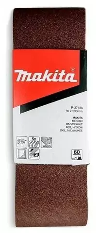 Шлифлента 76х533 мм К60 5шт Makita P-37188