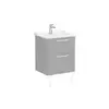 VitrA Root 68279 Тумба 60 см с классической раковиной, 2 ящика, матовый серый камень